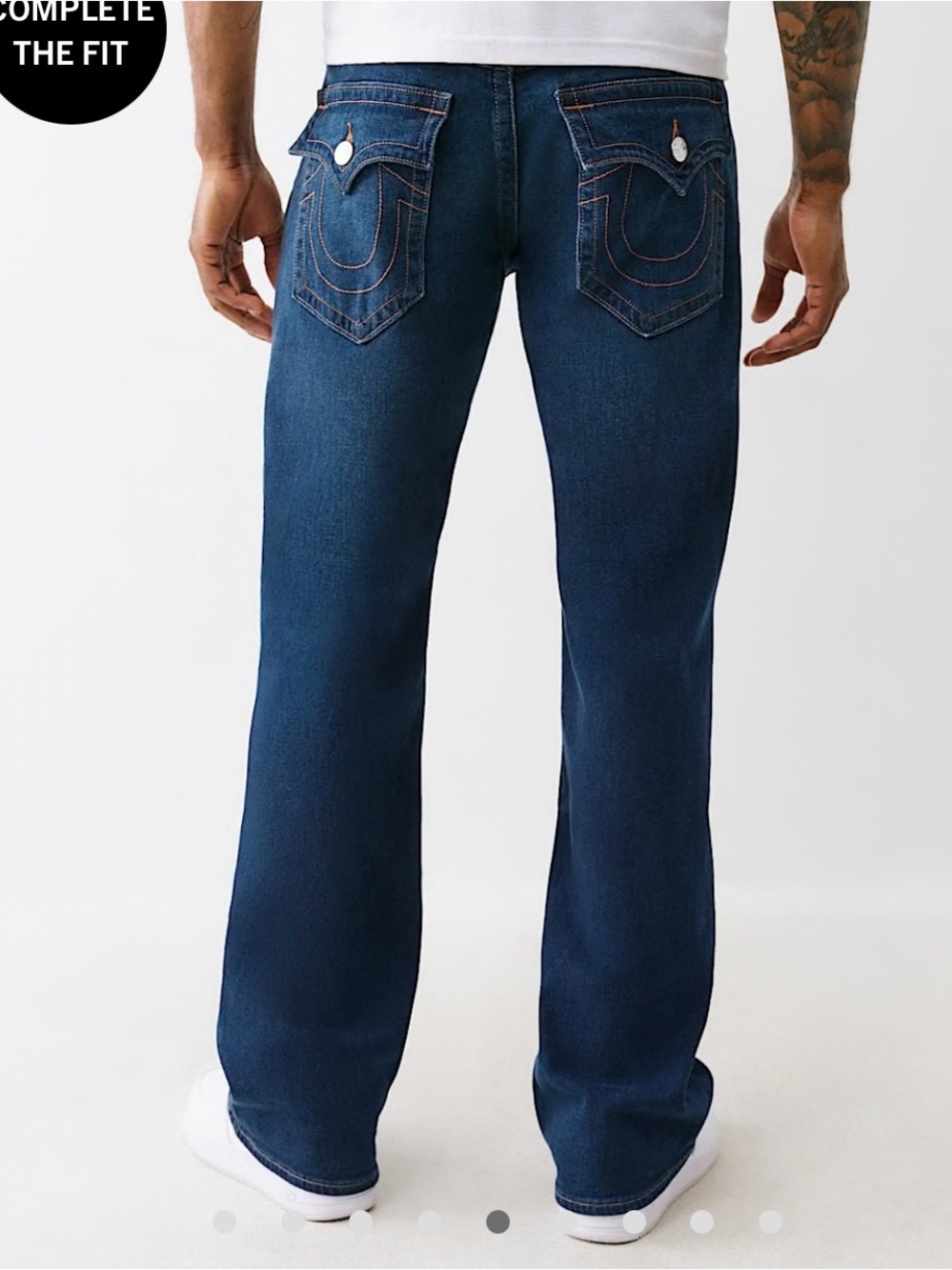 True Religion BILLY Men’s Jeans Flip Pocket Straight 36x32 W36 L32